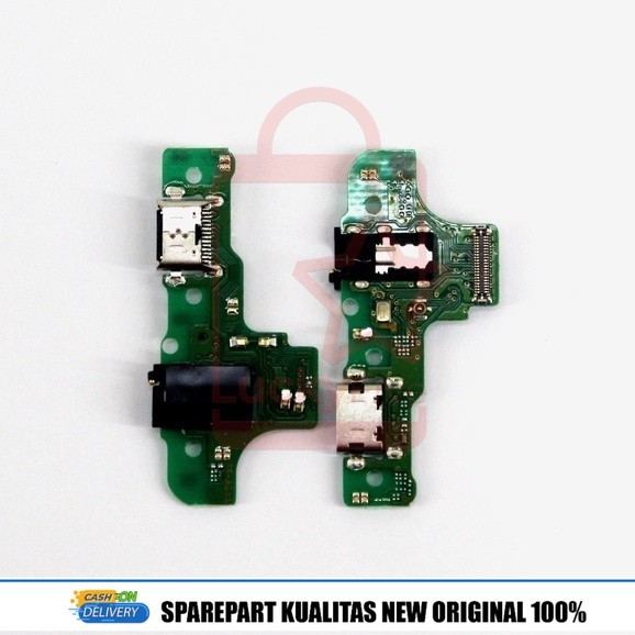 Konektor Samsung A20S + IC + Kode M14 Big Fleksibel Cas A20S 2019 Ori