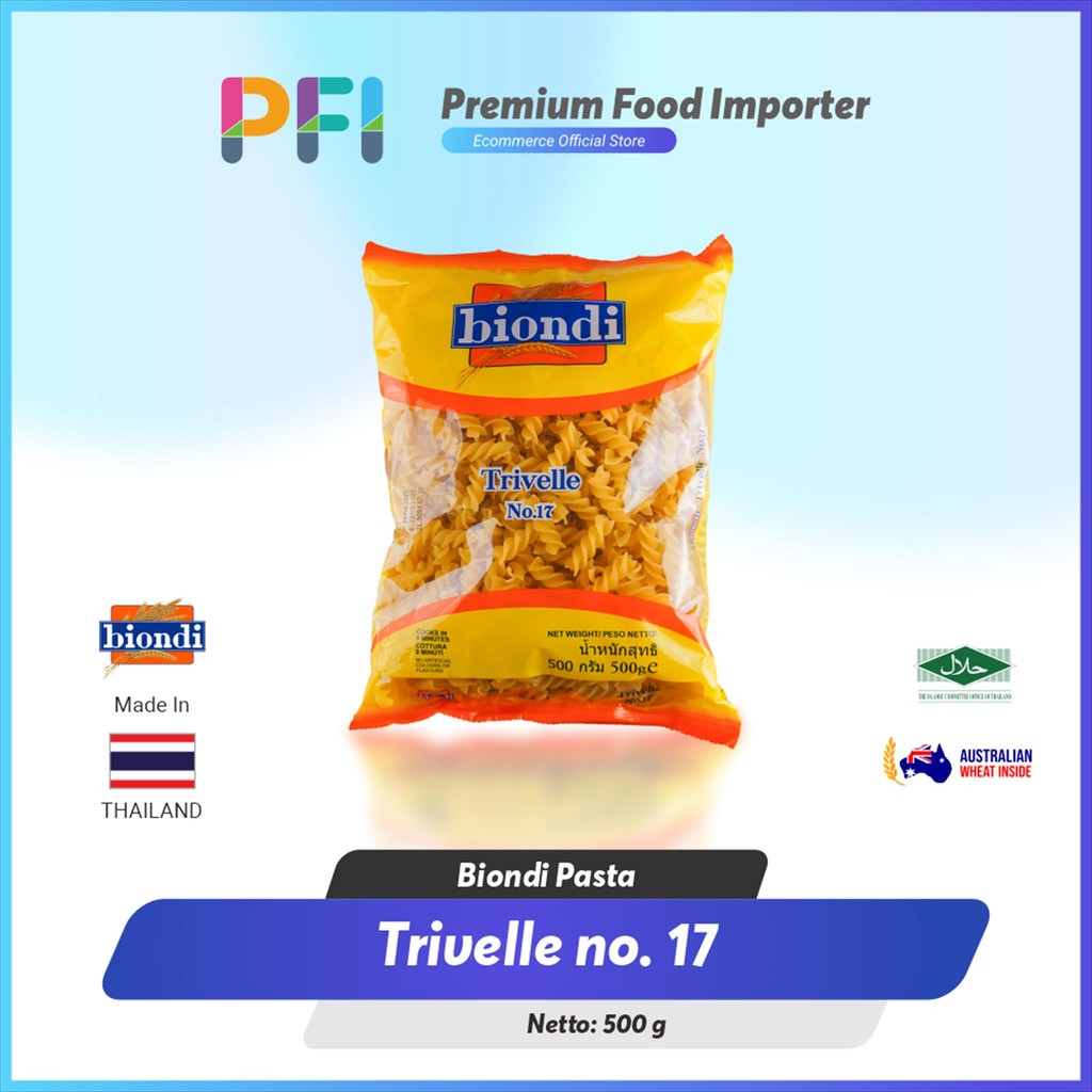 

Pasta Biondi Trivelle No 17 500gr