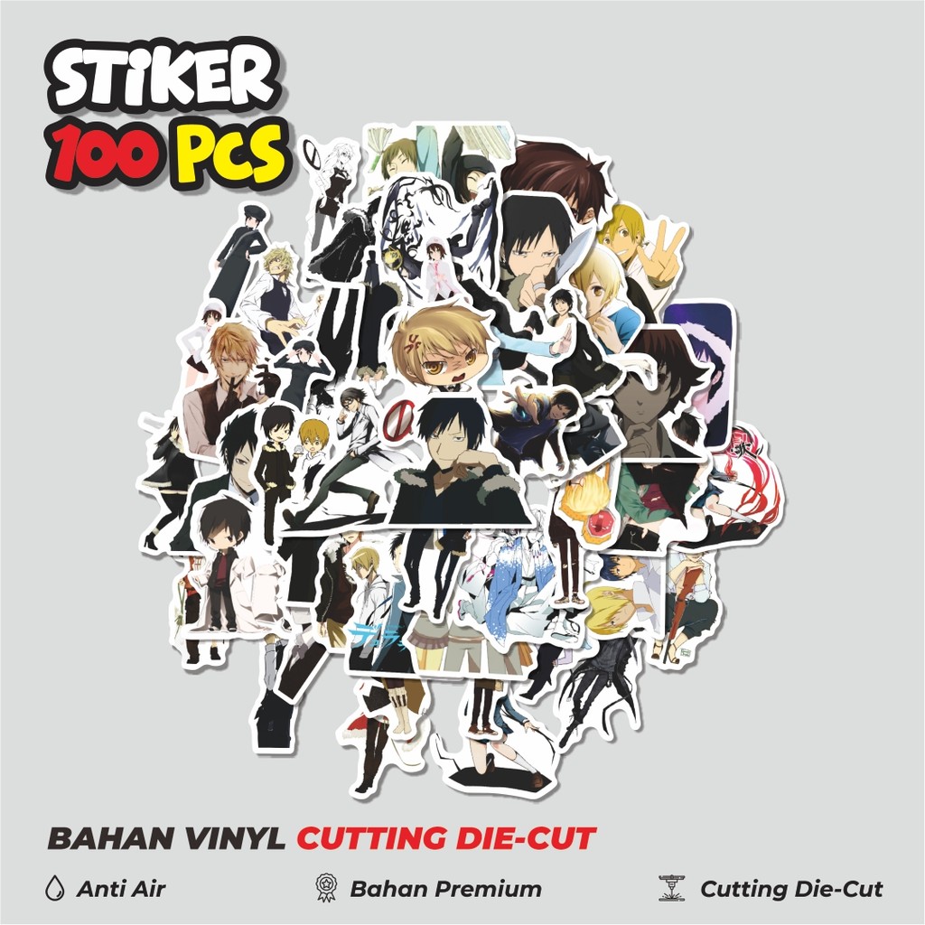 

Terbaru! 50 pcs Sticker Anime Durarara!! Dekorasi Lucu Kreatif untuk Notebook, Skateboard, HP
