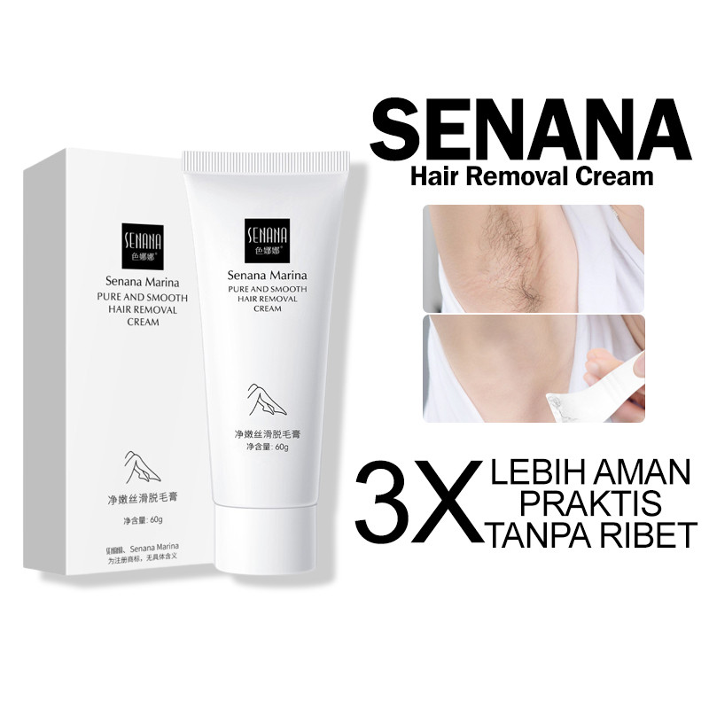 SENANA Marina Perontok Bulu Permanen / Senana Marina Pencabut Bulu Ketiak Tangan dan Kaki Aman Sampa