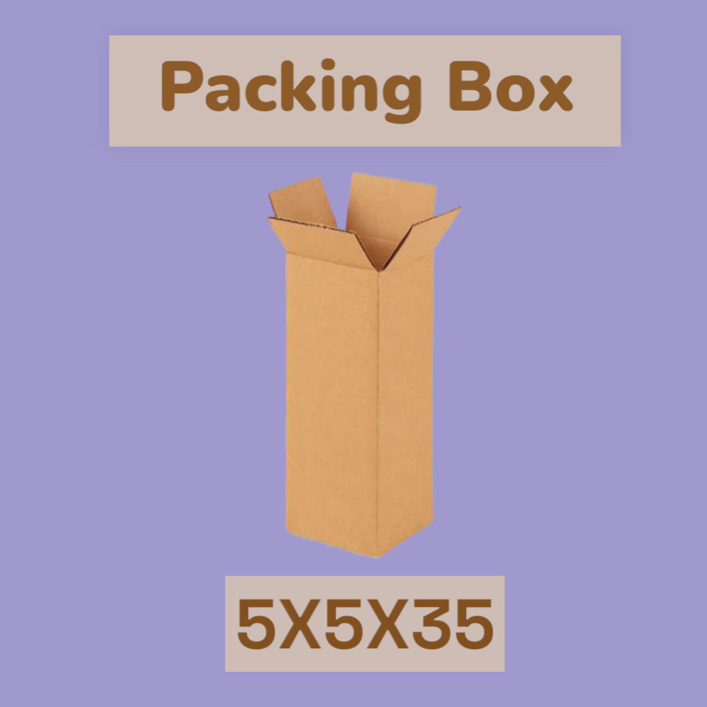 

Kardus Packing 5x5x35 cm/ Karton / Box Packing cocok untuk botol parfum, Aksesoris, Skincare, Pakaian, Elektronik, Barang Pecah Belah, Dokumen, Buku , Alat Rumah Tangga dengan Harga Terjangkau