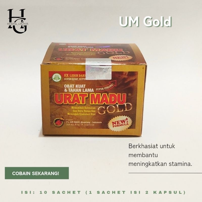 Urat Madu Gold Kapsul Original