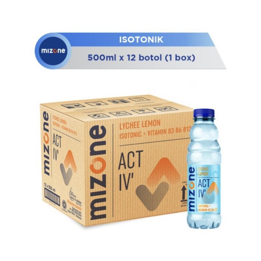

Mizone Isotonik Botol 500 ml. 1 dus isi 12 pcs.