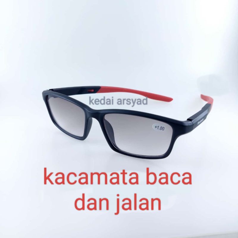 Pr0mo baru Kacamata Baca  dan jalan Plus Gaya Pria Sporty Kaca Mata Plus Auto Fokus Wanita Optik Asl