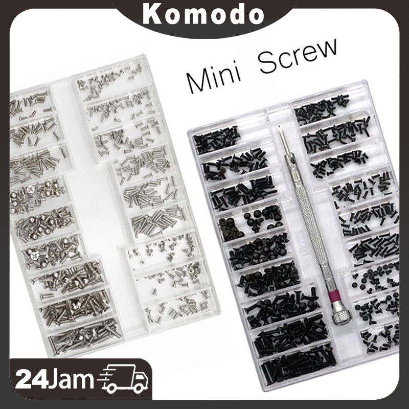 Baut Hp Handphone 500Pcs / Laptop / Jam Tangan Sekrup Kacamata Baut Mini Baut Reparasi