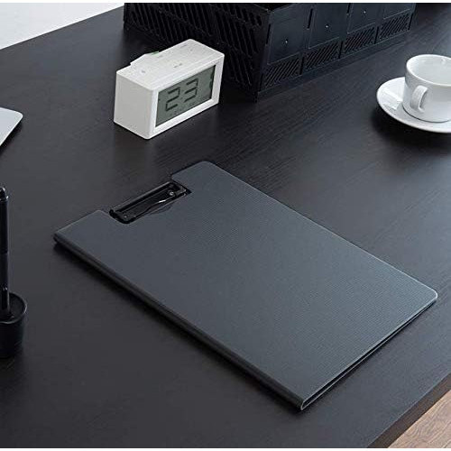 

Vertical Stand Clipboard A4 File Folder, Office Supplies, Student Writing Pad, Meeting Notes Holder with Pen Clip Design