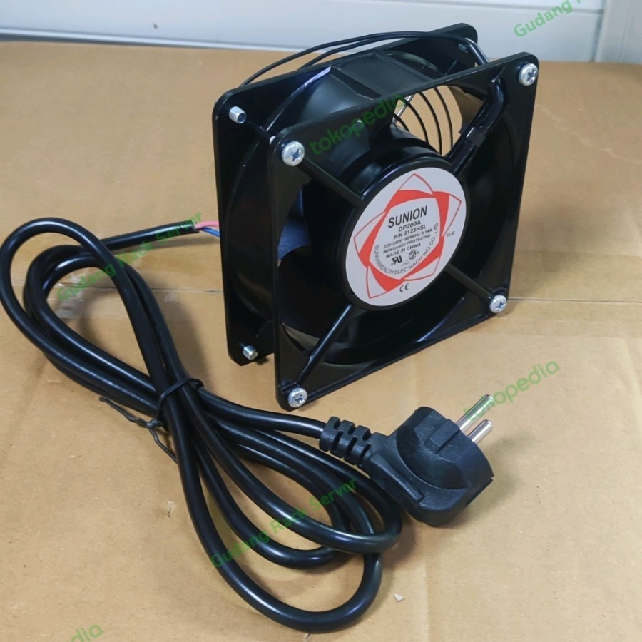 Mini exhaust fan Hexos Kipas Cooler Fan Closed Rack or Wallmount SeverCO