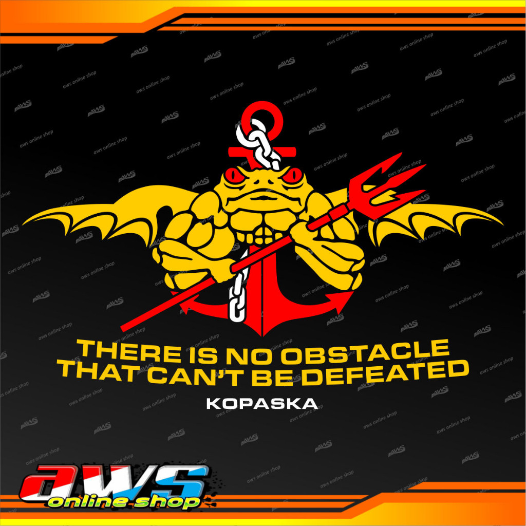 

Sticker Kopaska 02 Reflektif Cutting 40x44x25cm