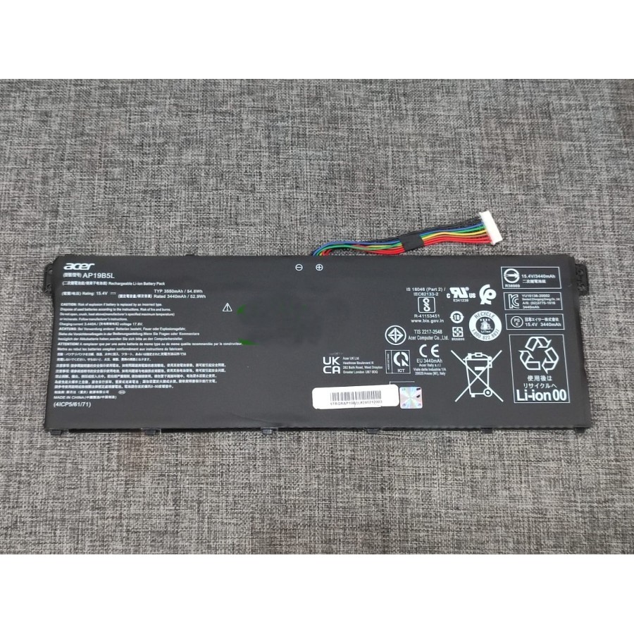 Baterai Acer Aspire 5 A515-43 Vero AV15-51 SP314-21N AP19B5L