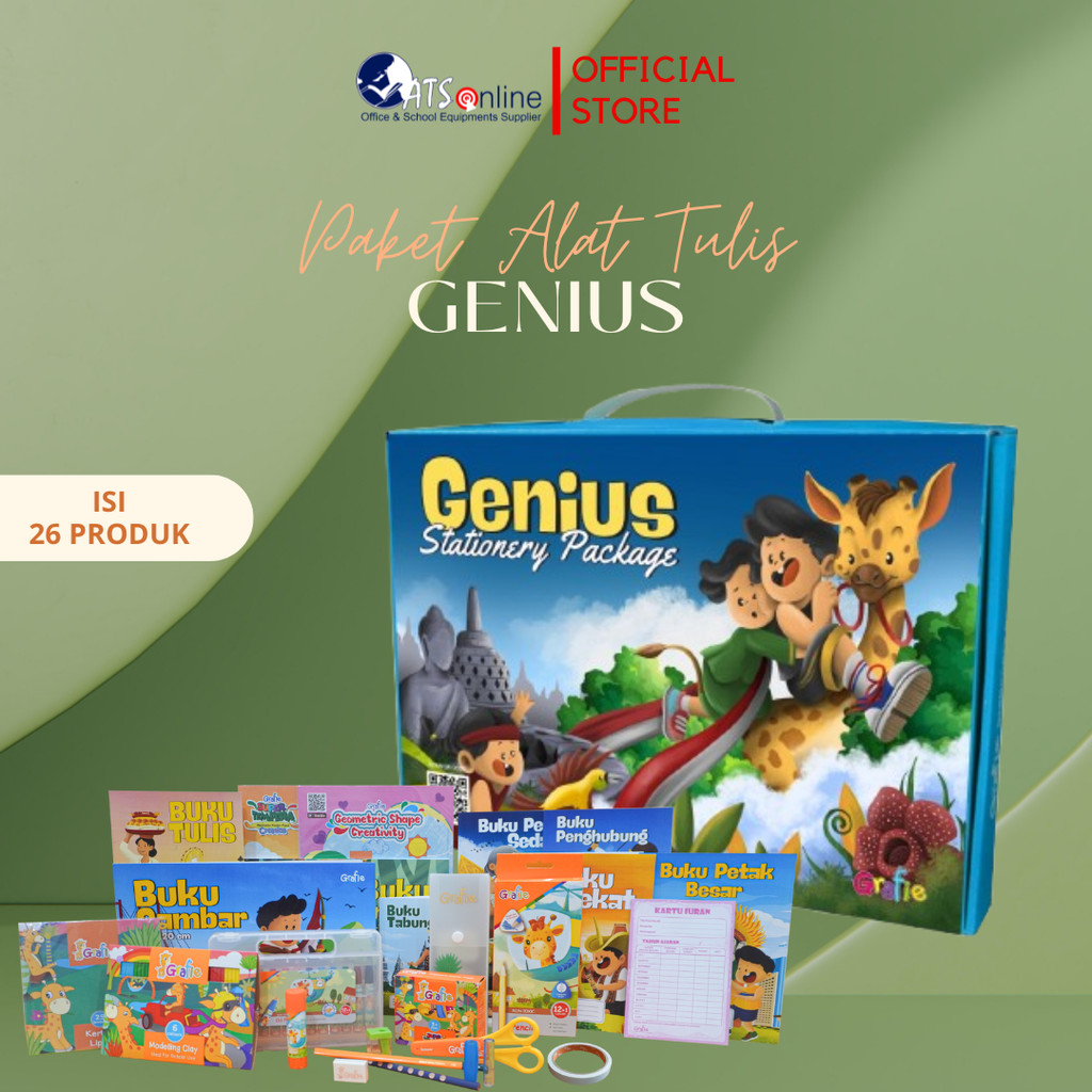 

Grafie Genius Paket Alat Tulis Anak Lengkap