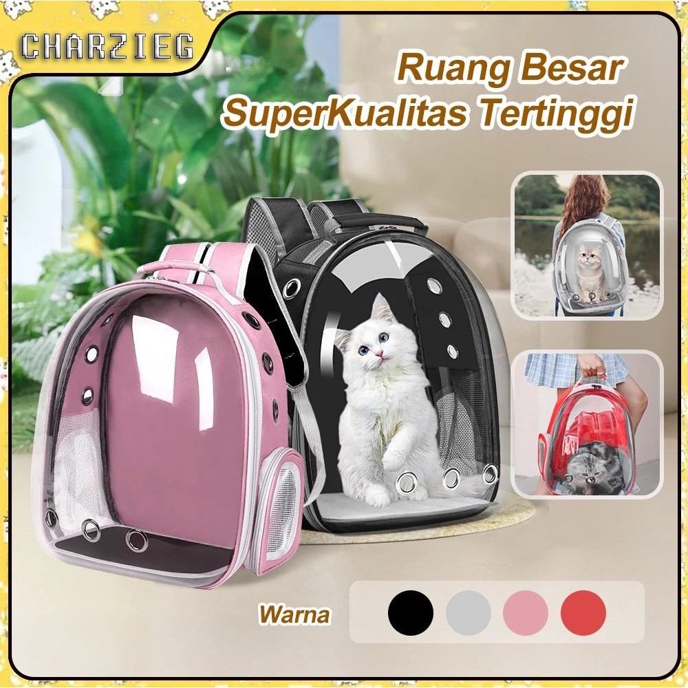 NEW Tas Kucing Astronot Transparan Pet Cargo Kucing Besar Tas Ransel Hewan PREMIUM
