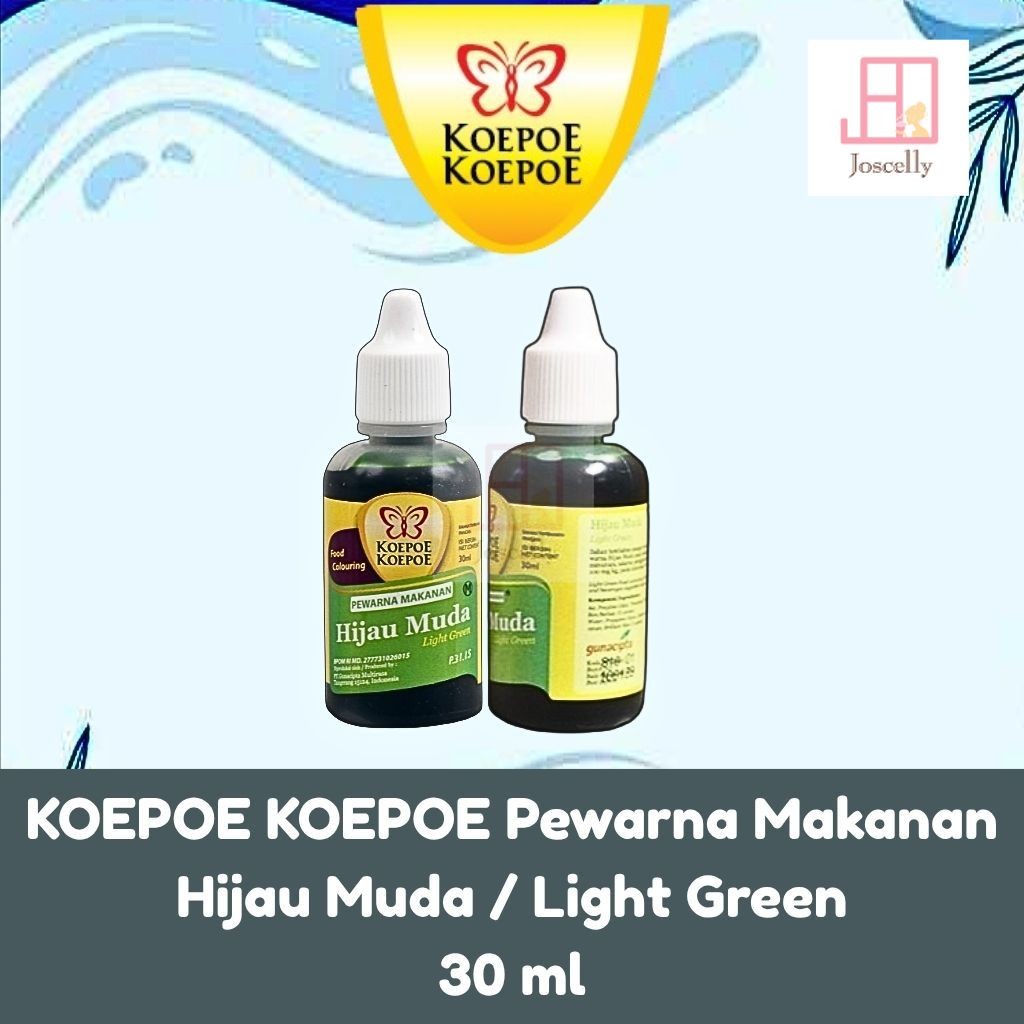 

JOSCELLY.ID KOEPOE KOEPOE Pewarna Makanan Hijau Muda / Light Green
