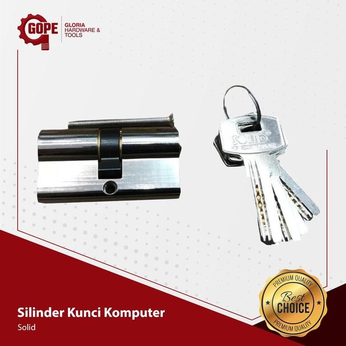 SOLID SILINDER KUNCI PINTU KOMPUTER