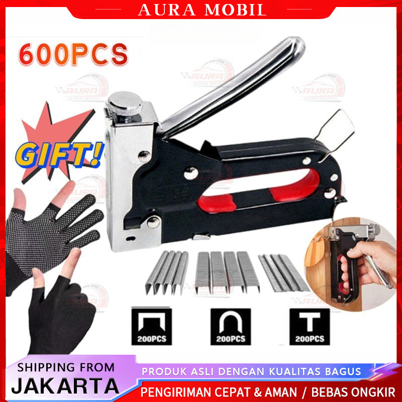 

Gratis 600 Paku 3 In 1 Pistol Kuku Pistol Stapler Konstruksi Konstruksi Furnitur DIY Pelapis Pelapis Pistol Stapler Multifungsi Pistol Stapler Dekorasi Rumah Alat Pertukangan-Aura Mobil