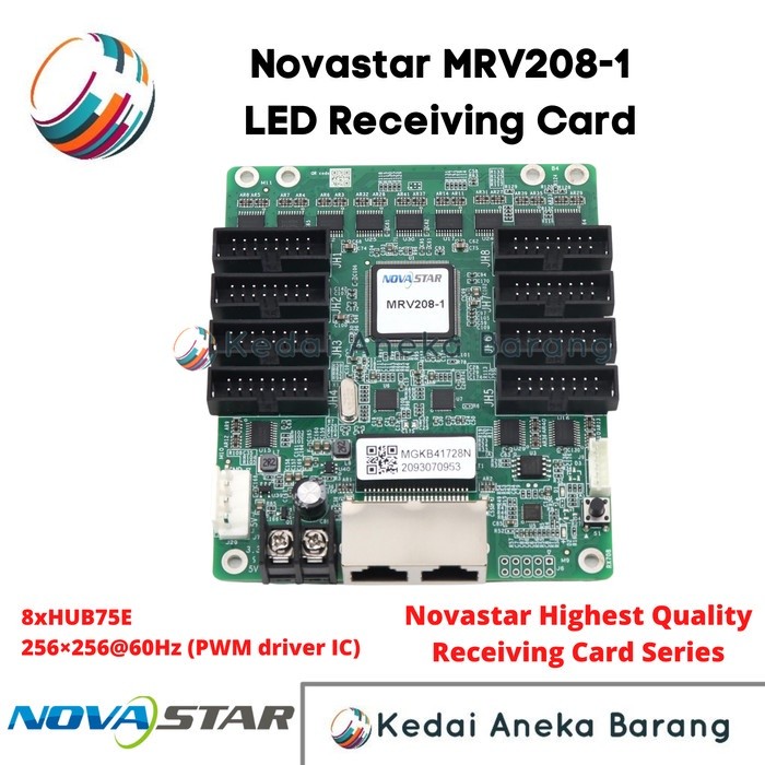 Novastar MRV208-1 MRV208 LED Receiving Card RC Videotron HUB75 MRV328