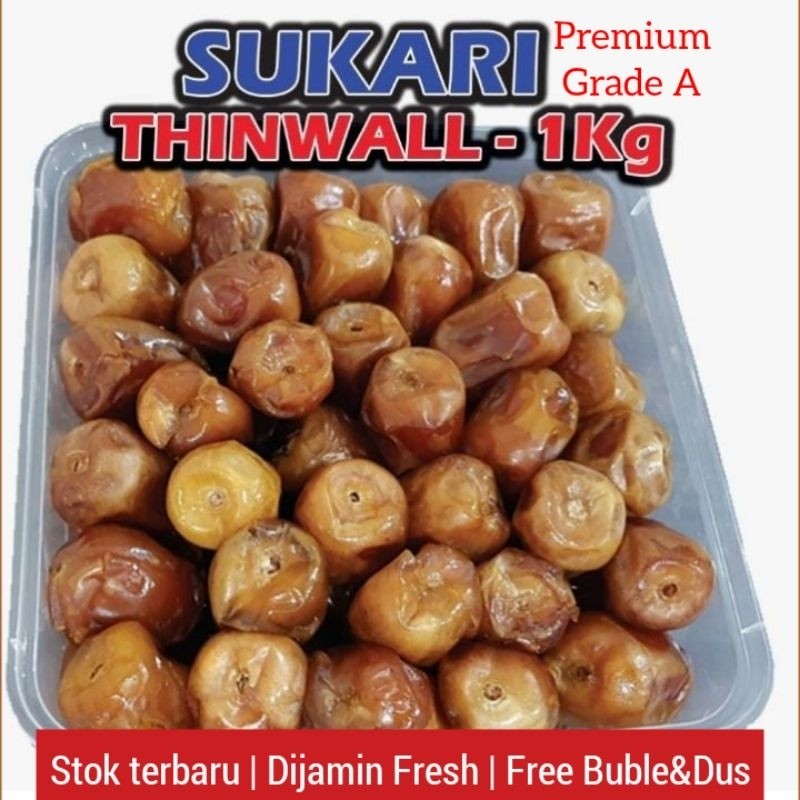 

Kurma sukari al qassim premium 1kg fresh panen baru - kurma amanah