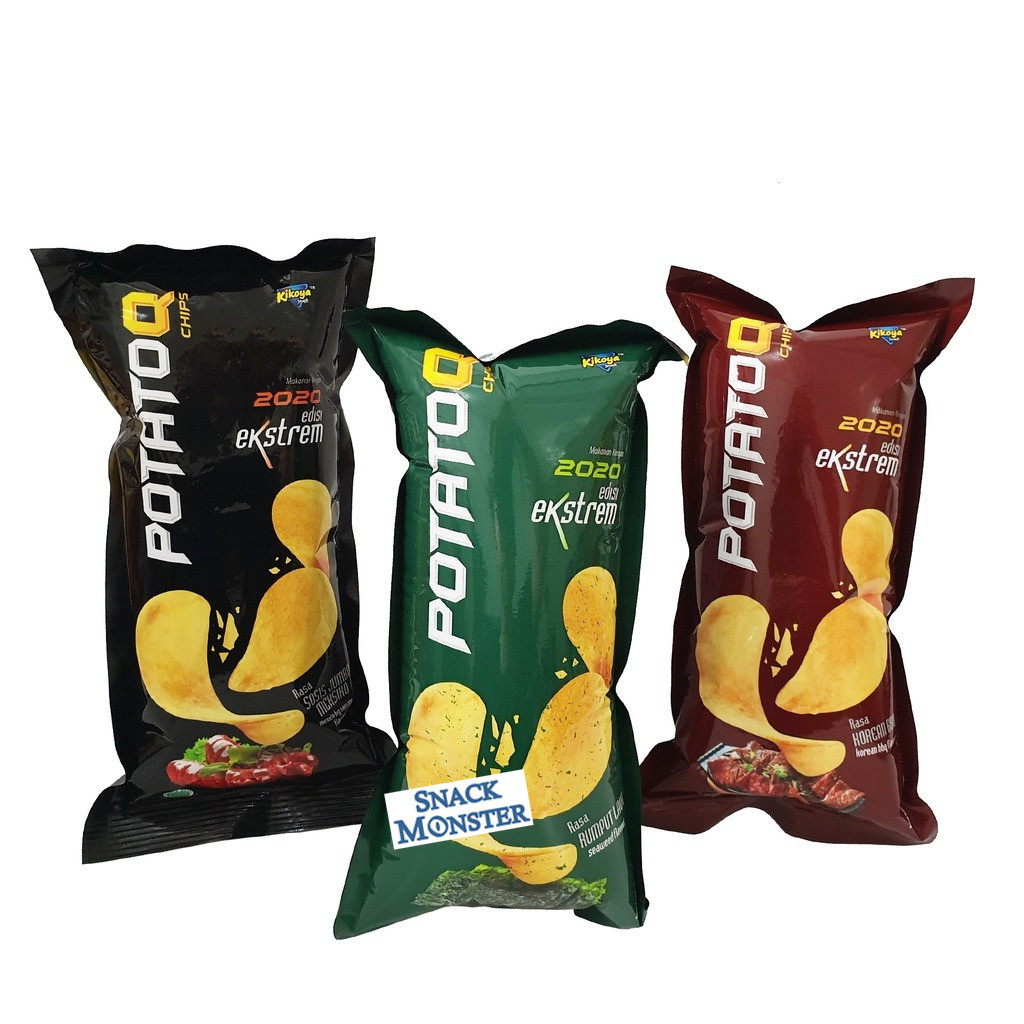 

Potato Q Chips Keripik Kentang - Netto 22 gr