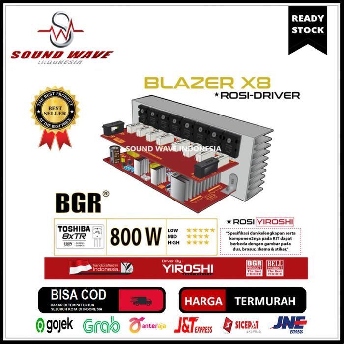 KIT BLAZER X8 ROSI DRIVER 800W