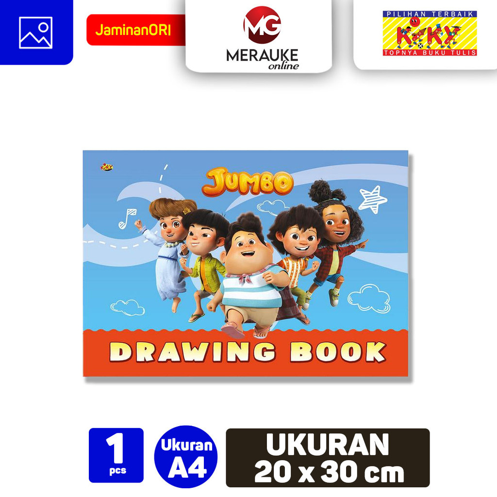 

Buku Gambar KIKY A4 Karakter JUMBO 20x30 cm (Satuan)