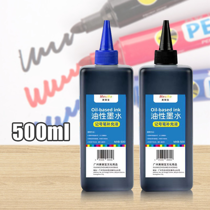 

500ml Tinta Spidol Permanen Refill Tinta Spidol Permanent Tinta Spidol