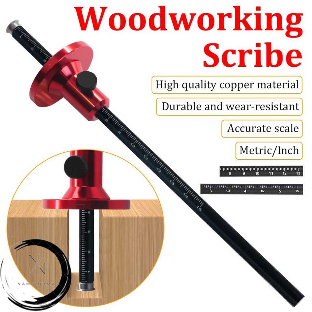 

AIX Marking Gauge Scriber European Ruler Woodworking Wheel - A-71