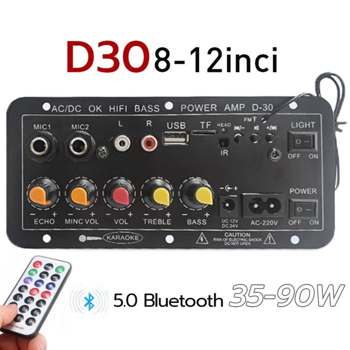 Amplifier Board Audio Bluetooth USB Radio TF DIY Subwoofer D10 D30 - D30