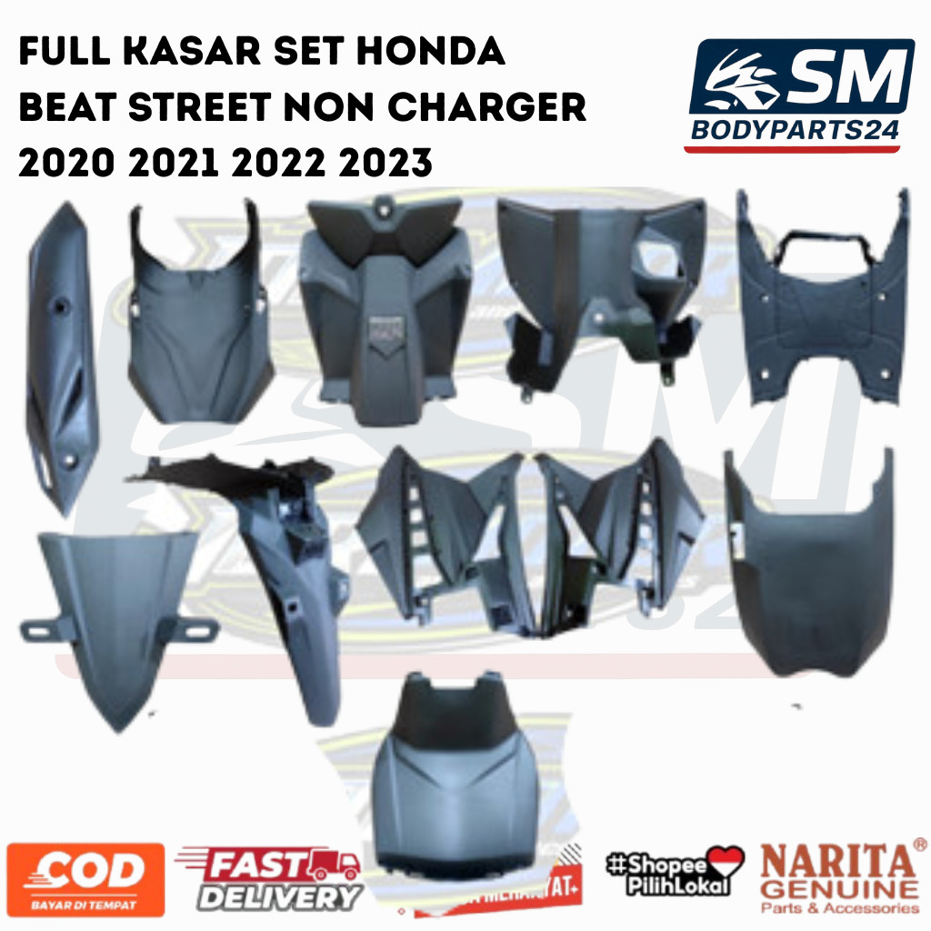 Full Body Kasar Set Honda Beat Street Non Charger 2020 2021 2022 2023 / Body Kasar Beat