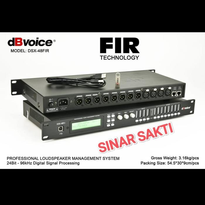 Management DBVOICE DSX 48 FIR Original DLMS DBVOICE DSX48 FIR Speaker Management