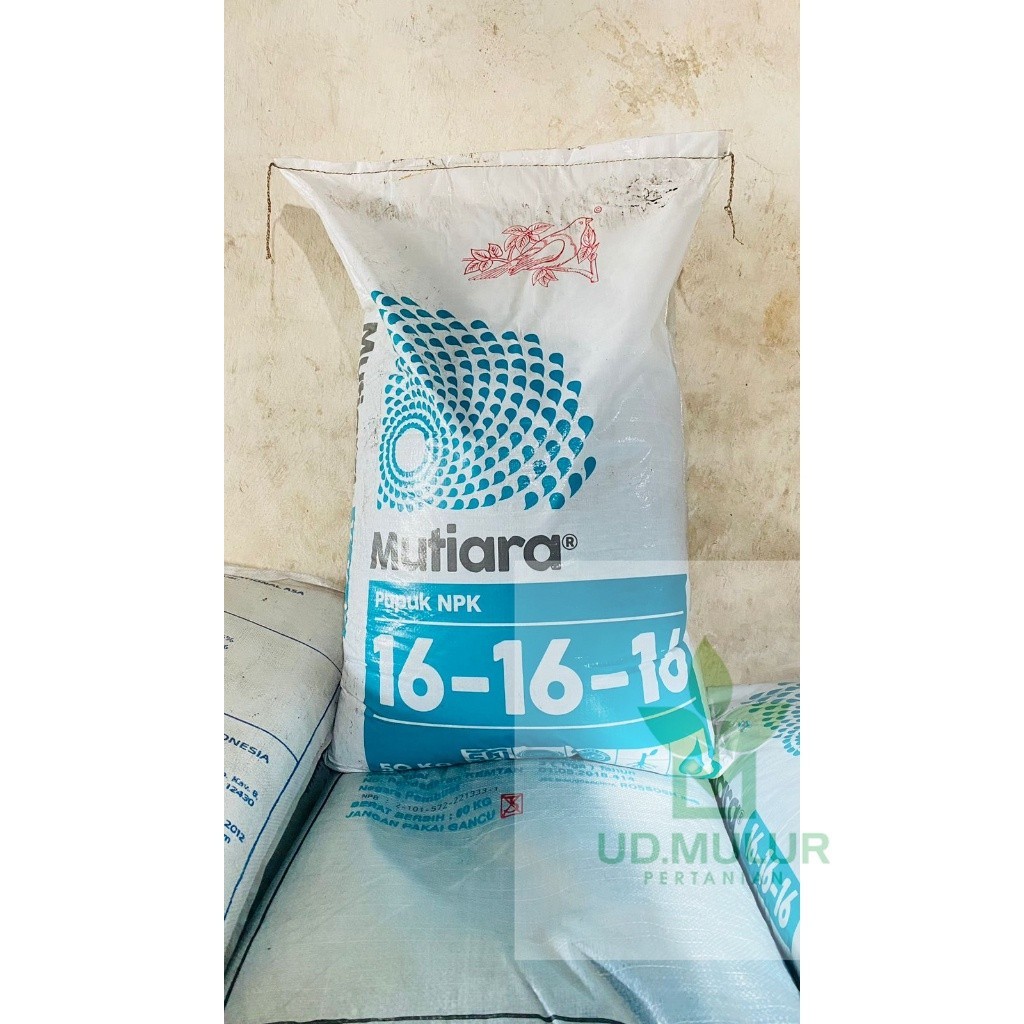 Pupuk NPK 16 16 16 MUTIARA berat isi 50kg dari MEROKE