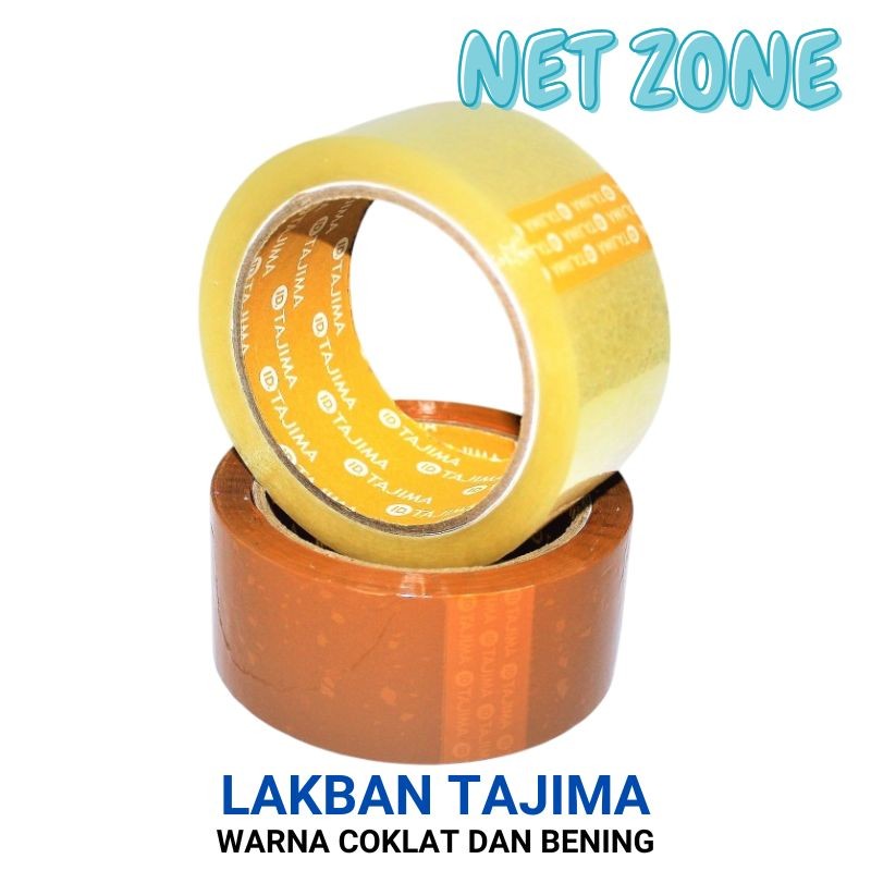 

Jual LAKBAN Bening / Coklat Merk Tajima 2inch 45mm x 90Yards Ekonomis Tajima Yellow Core -NZONE