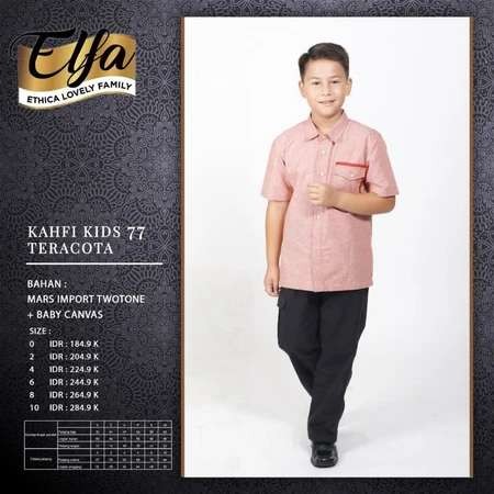 ETHICA KOKO ANAK KAHFI KIDS 77 TERACOTA