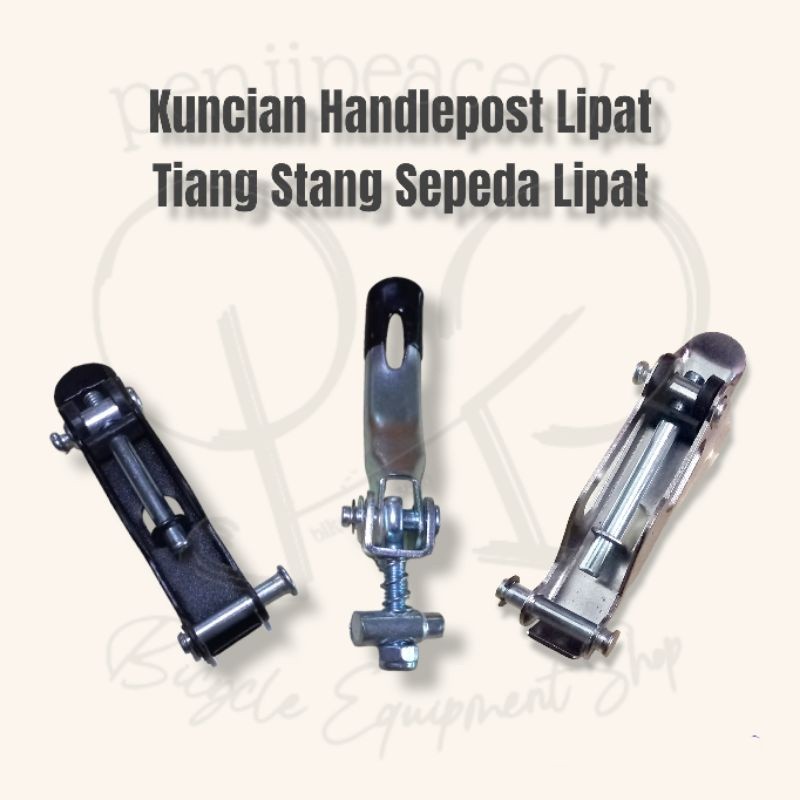 Kuncian Handlepost Sepeda Lipat Lock Handlepost Pengunci Stang Seli Kuncian Handle Post