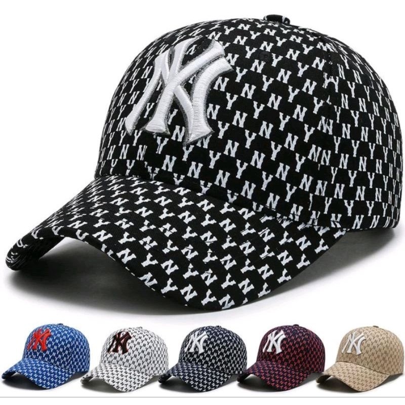 Topi Baseball Full Print NY Bordir Premium Full Tag Unisex