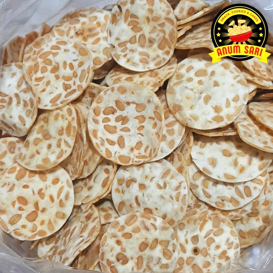 

1 Kg Keripik Tempe Oven Mini Gurih - Anum Sari