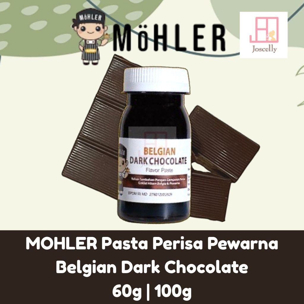 

JOSCELLY.ID MOHLER Pasta Perisa Pewarna Belgian Dark Chocolate