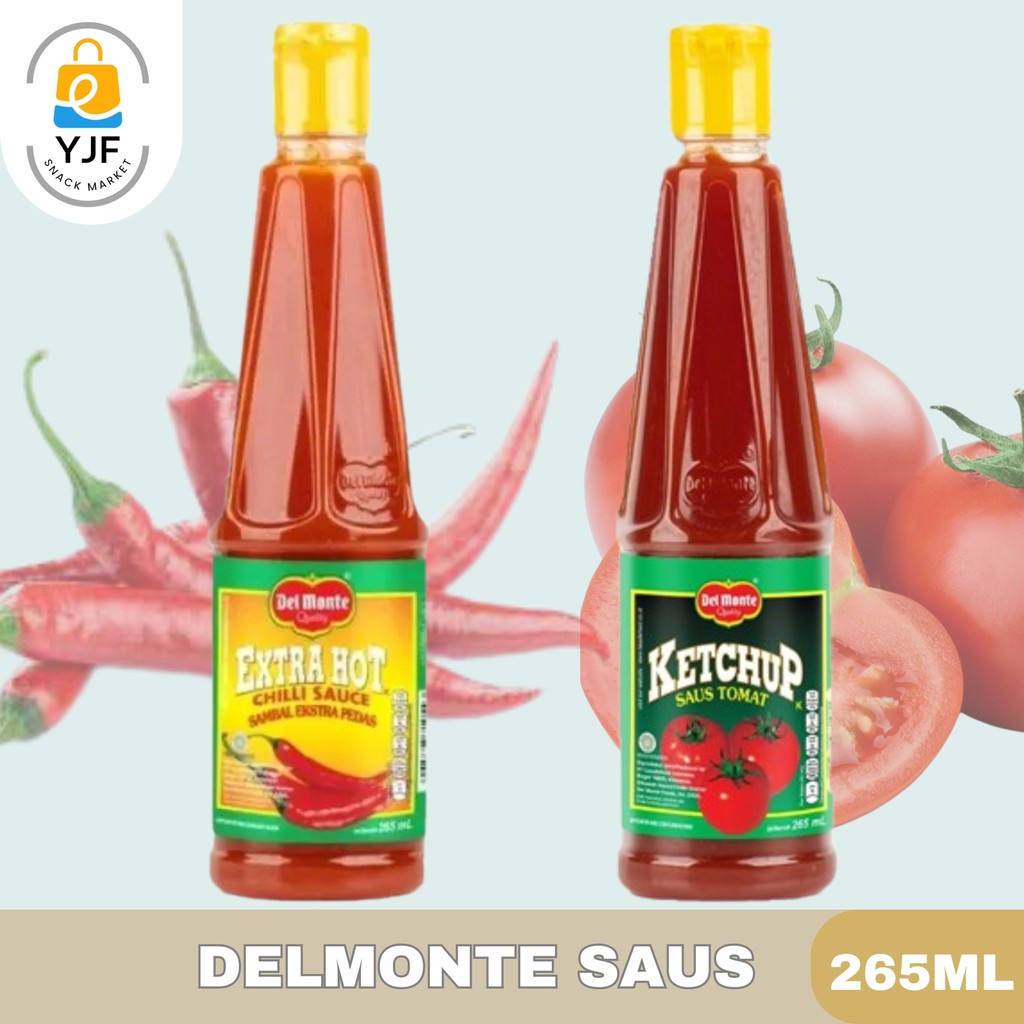 

Del Monte / Delmonte Sauce / Saus Extra Hot / Saus Tomat Kemasan 265ml