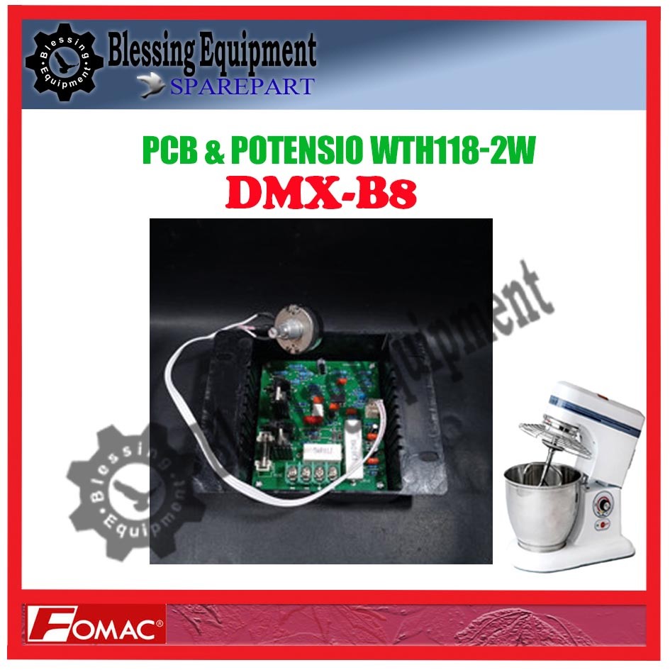 Dmx-B8 Sparepart PCB & Potensio WTH118-2W Mixer Fomac
