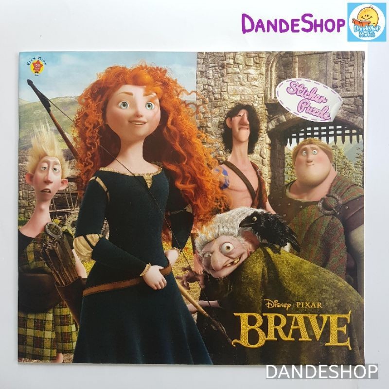 Disney Pixar Brave Sticker Puzzle - Buku Stiker Puzzle BRAVE princess merida