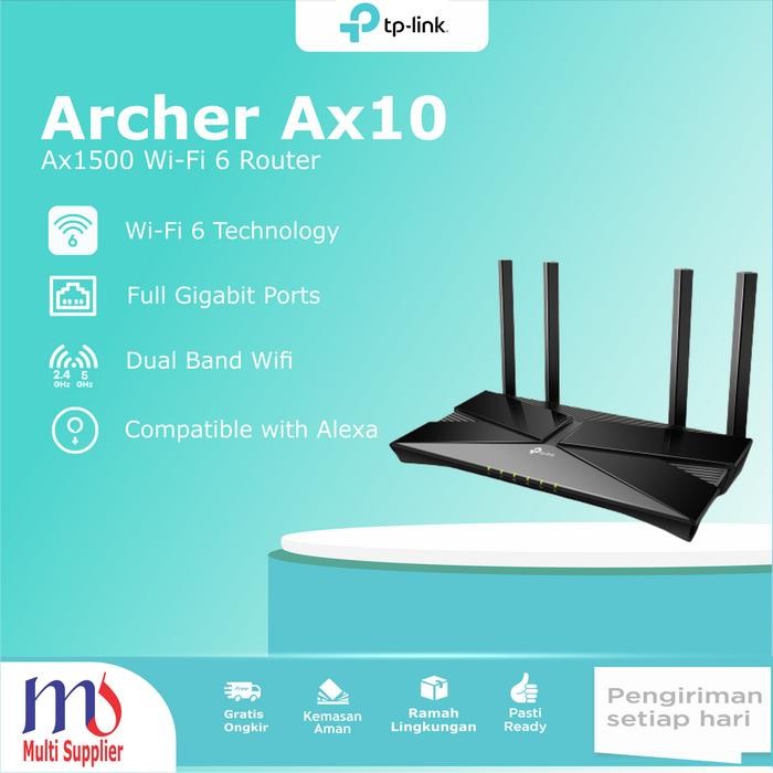 Tp-link Archer AX10 AX1500 WIFI 6 Wireless Router Tplink AX 10 AX 1500