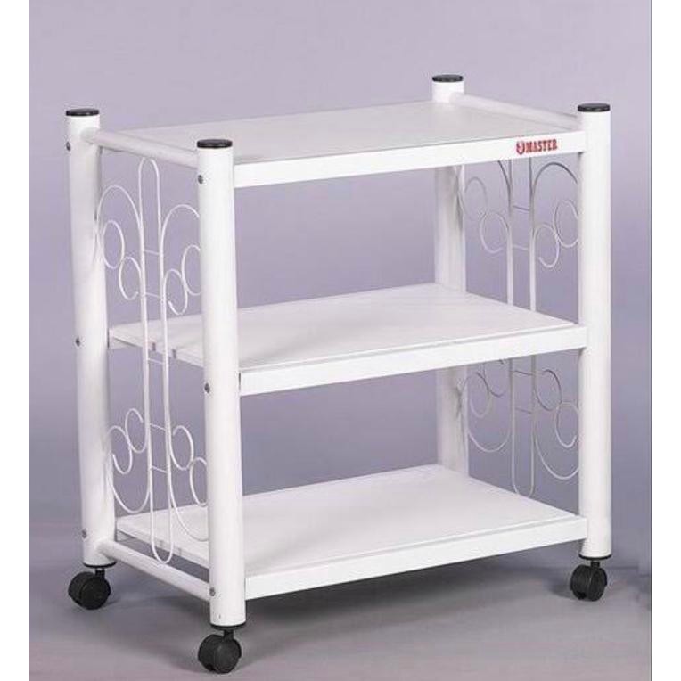 Hot Produk Rak TV Master Besi RTV Rak Dorong Serbaguna Besi - Putih Terbaik dan Terlaris