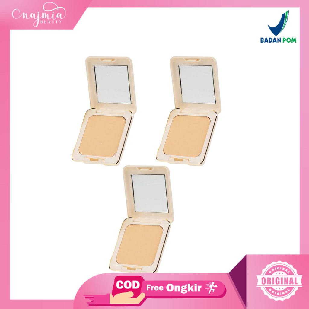 Najmia Ofc Viva Queen Compact Powder Dan Refill Queen Compact Powder- Queen Bedak Padat