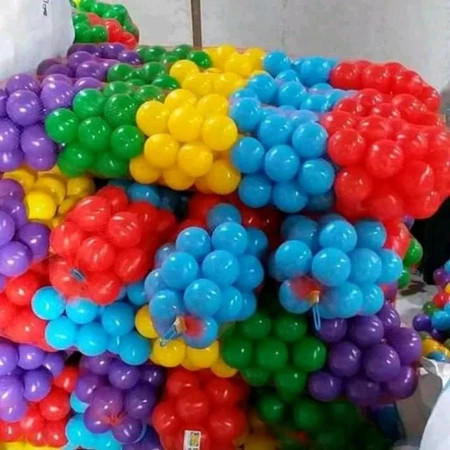 Paket Mandi Bola Warna Warni isi 5000 pcs SNI Mainan Anak Bola Kecil Bahan Tebal  Co