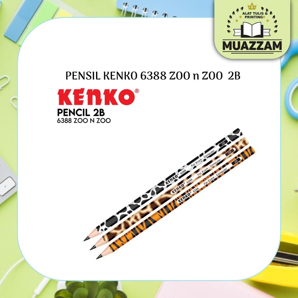 

KENKO PENSIL 6388 ZOO n ZOO 2B