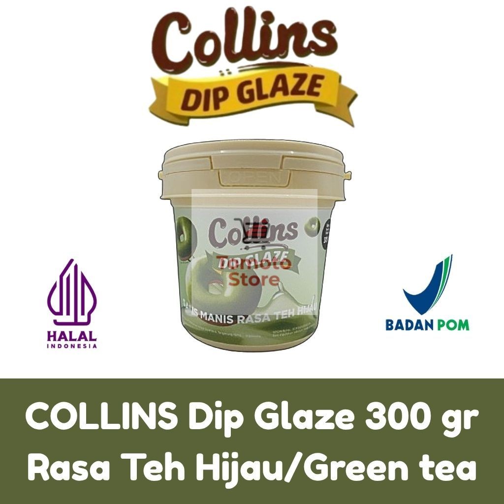 

✨ TOMOTOSTORE ✨ COLLINS Dip Glaze Matcha 300 gr