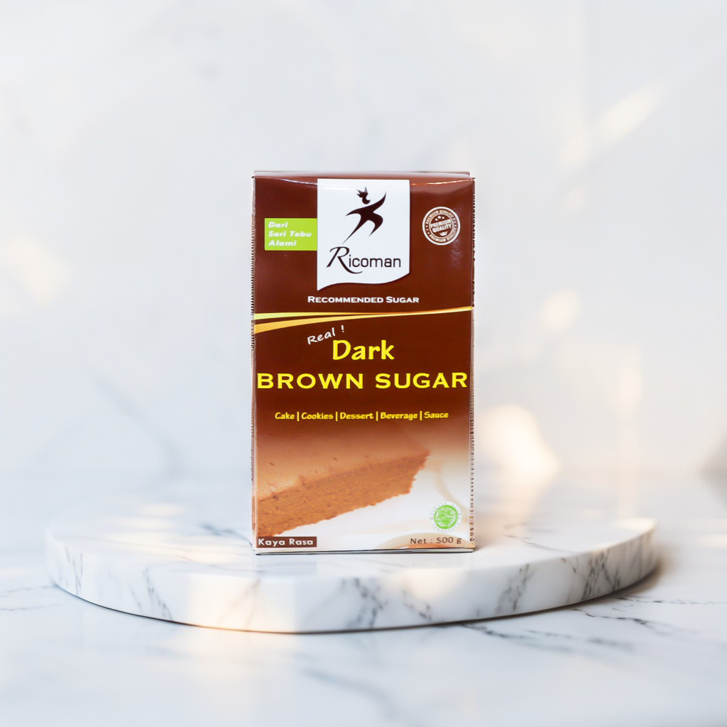 

Dark Brown sugar Ricoman 500gr
