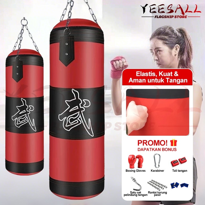 Samsak Tinju Gantung/Paket Lengkap Sarung Samsak Tinju Mma Muay Thai Boxing /Boxing/Mma/High Quality
