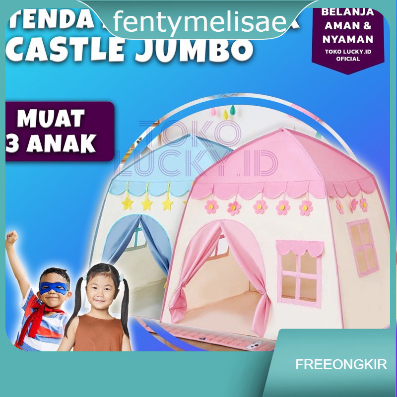 TENDA ANAK MODEL RUMAH/TENDA ANAK JUMBO/TENDA MAINAN ANAK