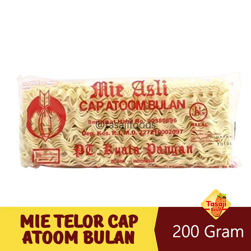 

Mie Telor Cap Atoom Bulan 200 Gram Tazaj Shop
