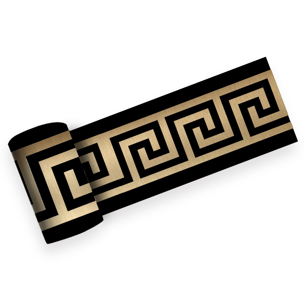 

10*200cm -al Design Geometric Pattern Diy Self -Adhesive Waterproof PVC Wall Border Stickers for Home Decors