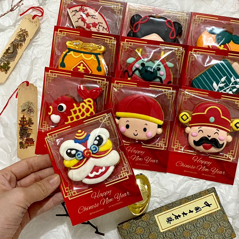 

Imlek Cookies Character ( Sincia / Kukis Chinese Lunar New Year Collection) - Sugar Cookies / Decorated Cookies / Kukis Hias